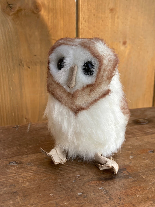 Soft Toy Finger Puppet - BARN OWL