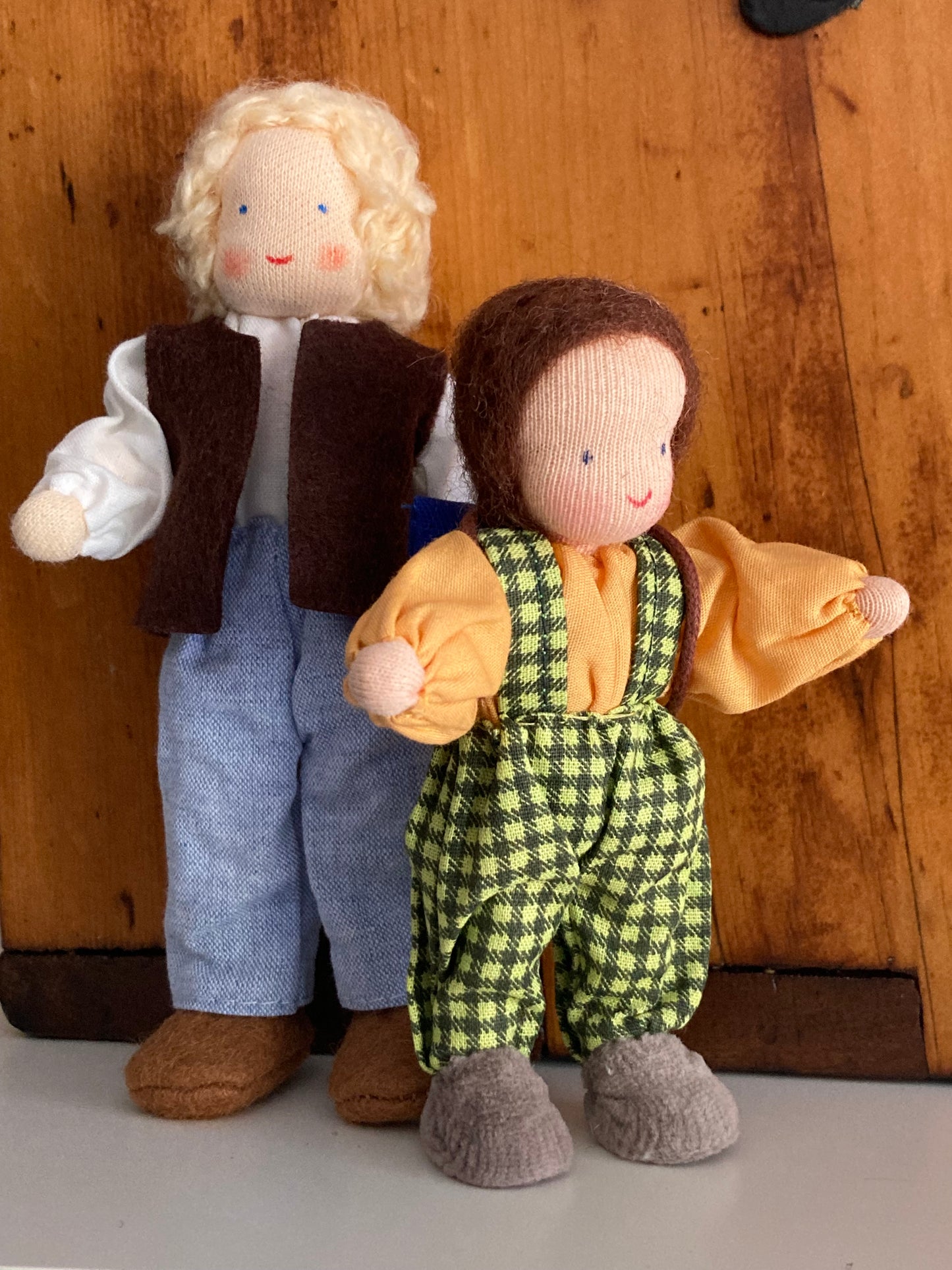 Dollhouse Waldorf Doll - Grimm's LIME ADULT in PANTS