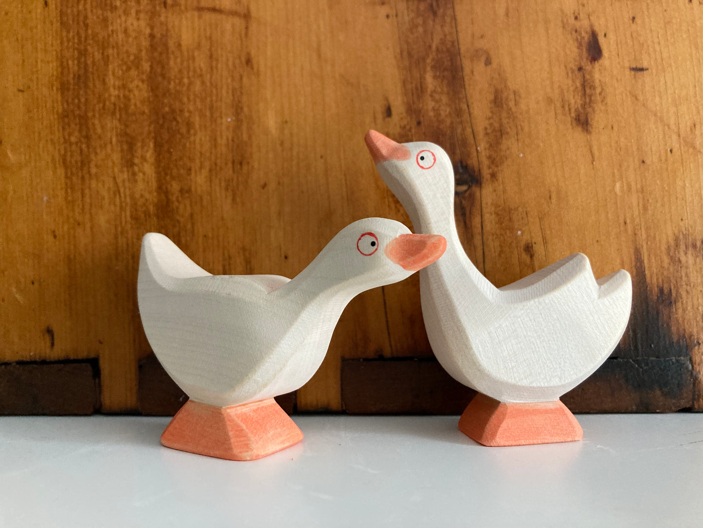 Wooden Dollhouse Play - GOOSE HEAD HIGH or GOOSE STANDING