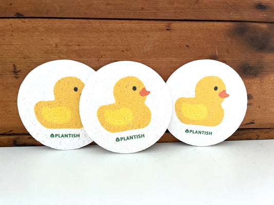 EcoHome - REUSABLE POP-UP SPONGE, DUCKLING