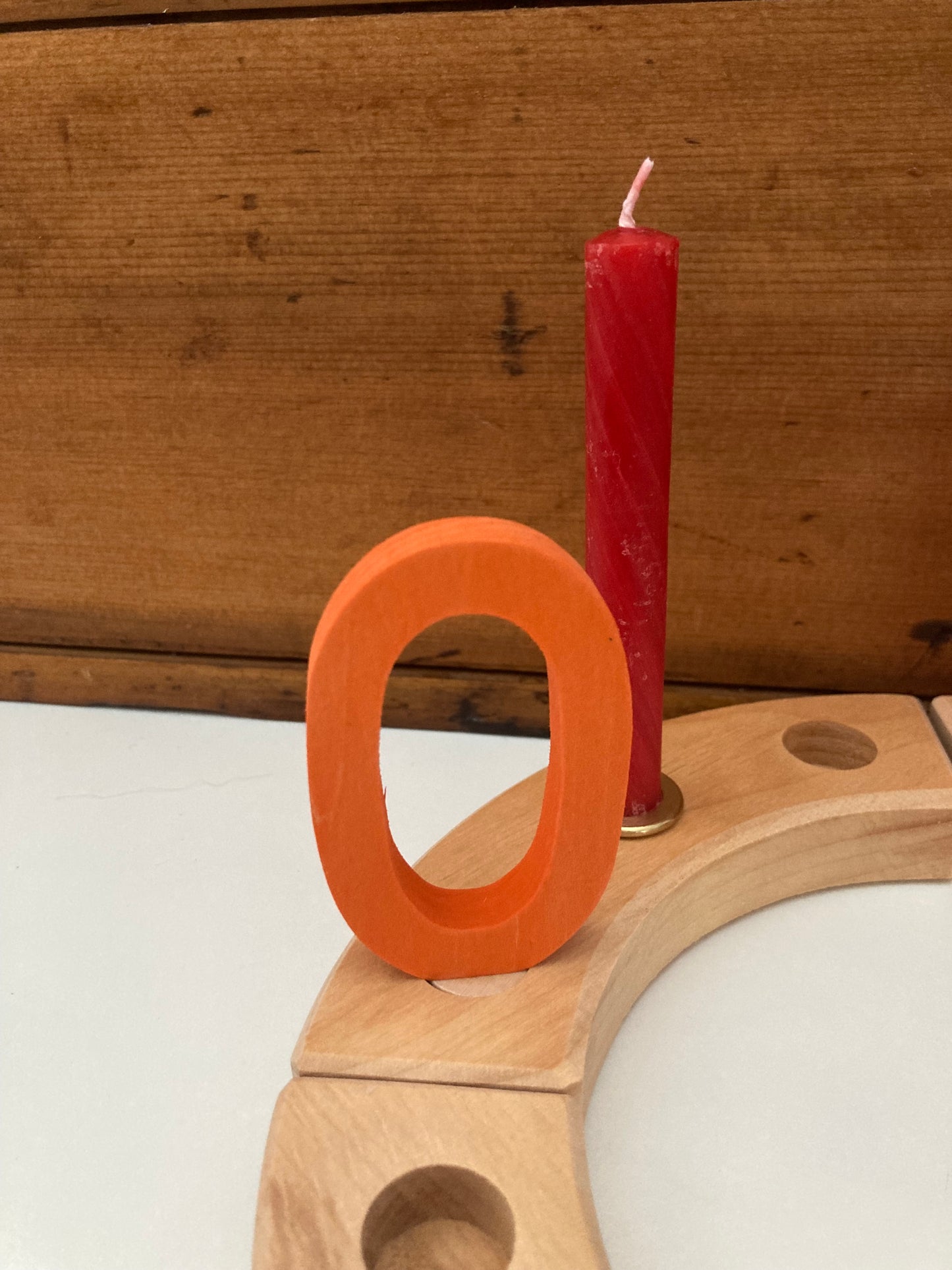 Déco en bois par Grimm's - NUMÉRO ZÉRO « 0 »