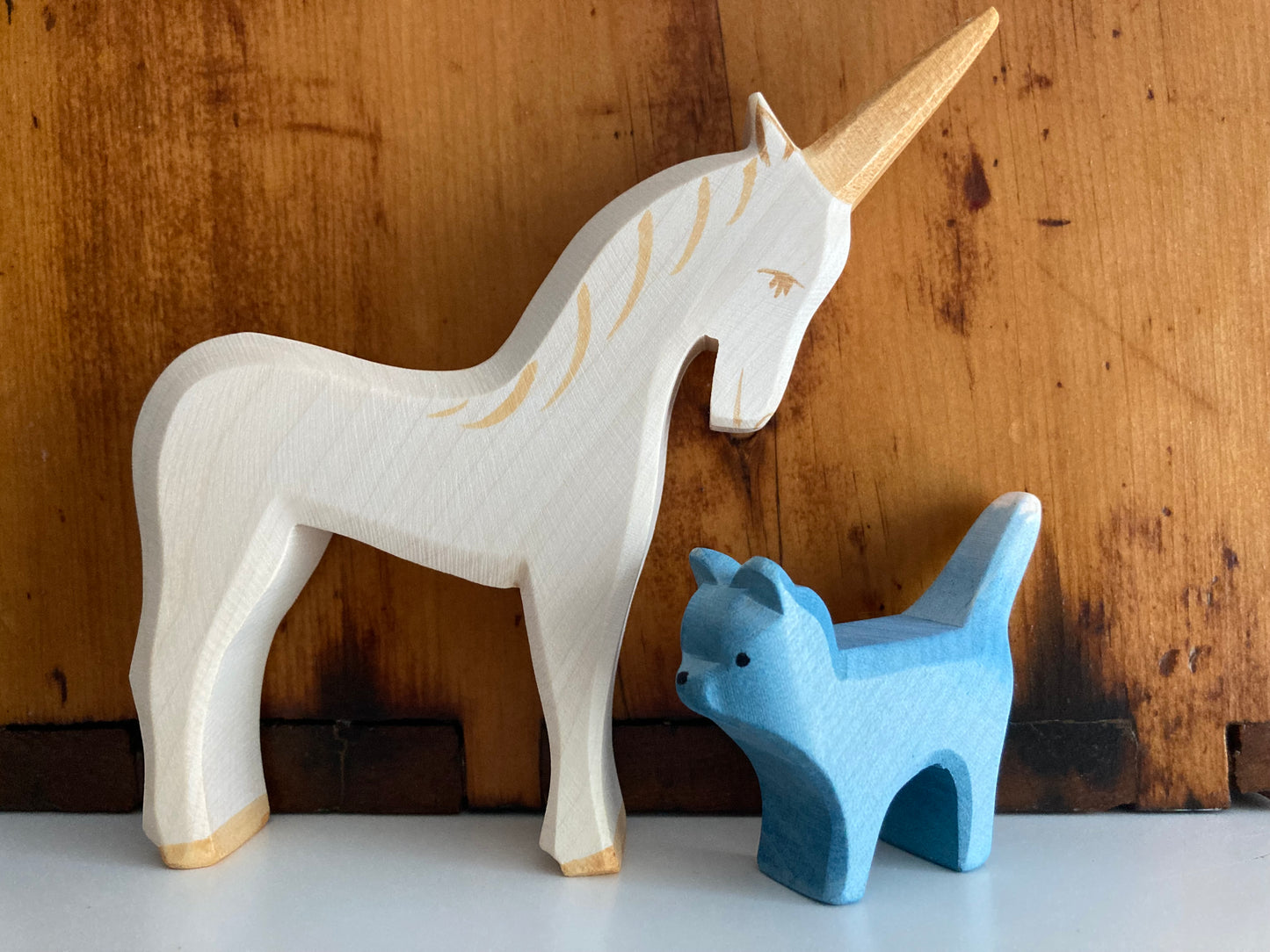 Jeu de maison de poupée en bois - LICORNE