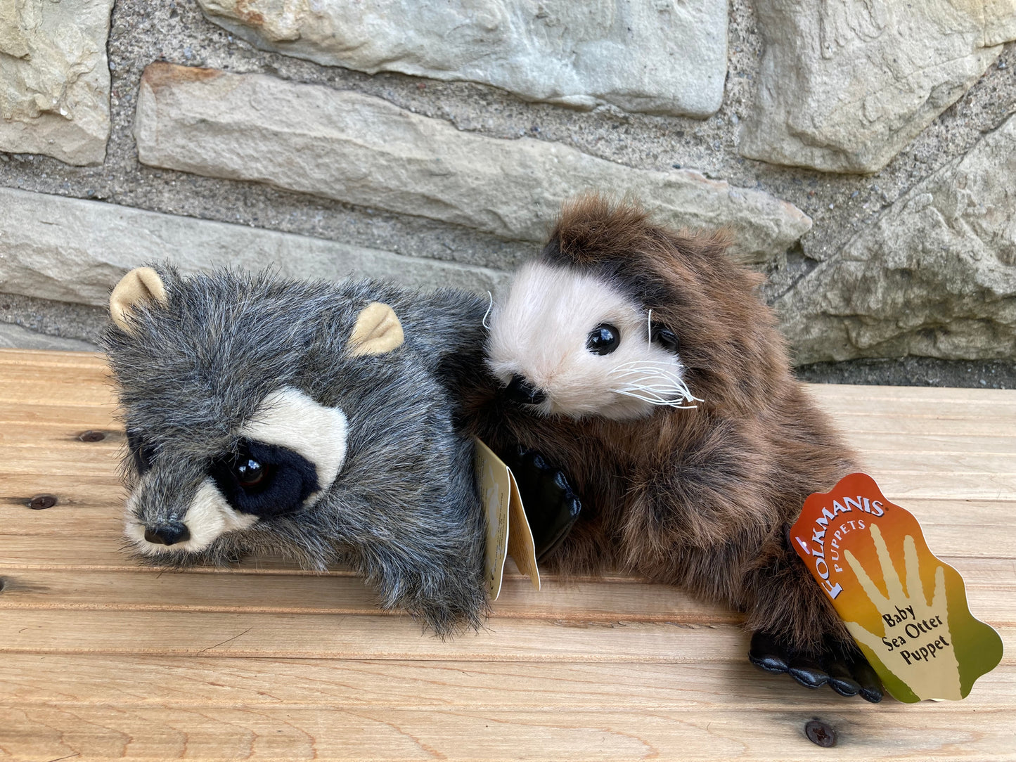 Soft Puppet Toy - Baby SEA OTTER Hand Puppet
