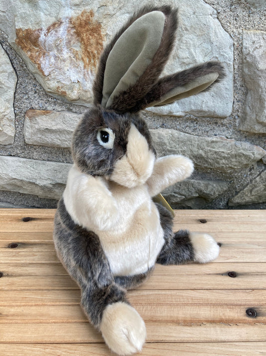 Soft Puppet Pet - DUTCH RABBIT Hand Puppet