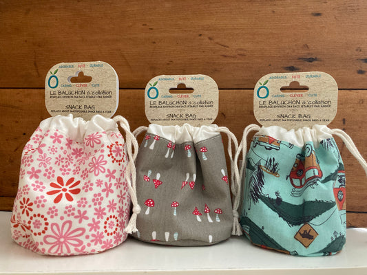 EcoHome - SAC À COLLATION RÉUTILISABLE