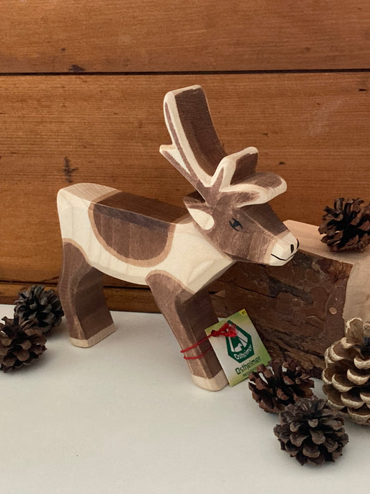Wooden Dollhouse Play - REINDEER