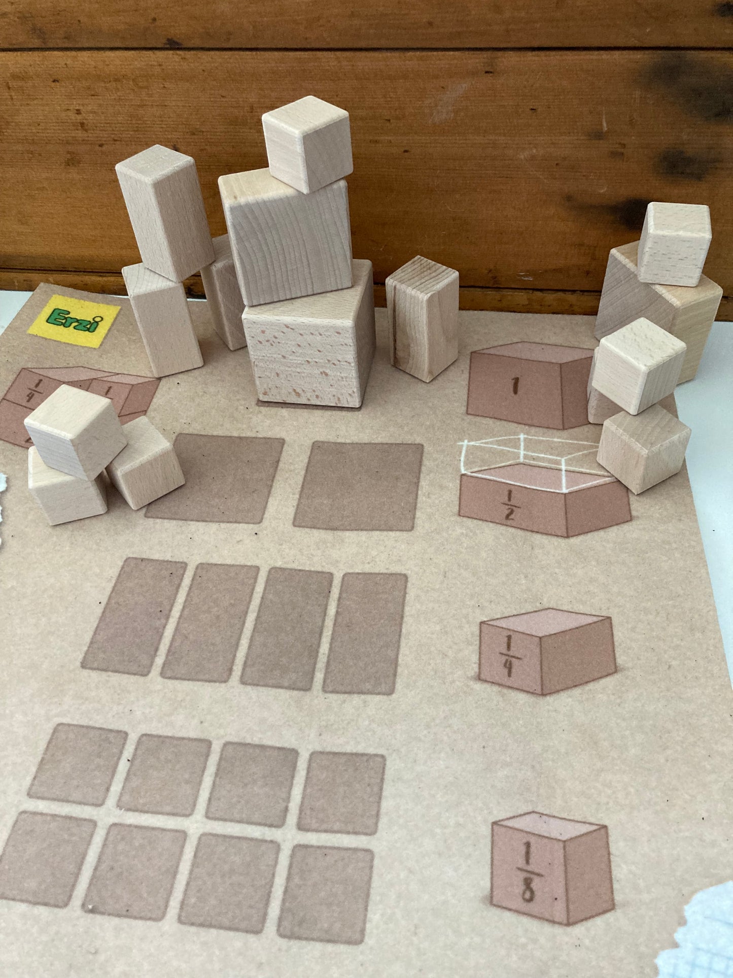 Educational Wooden Set - MATHEMATICAL FRACTIONS