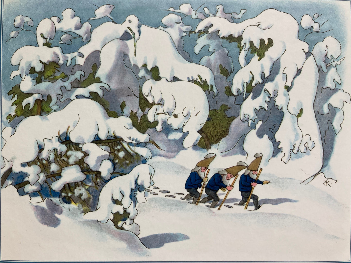 Livre d'images pour enfants - LE VOYAGE D'HIVER DES GNOMES