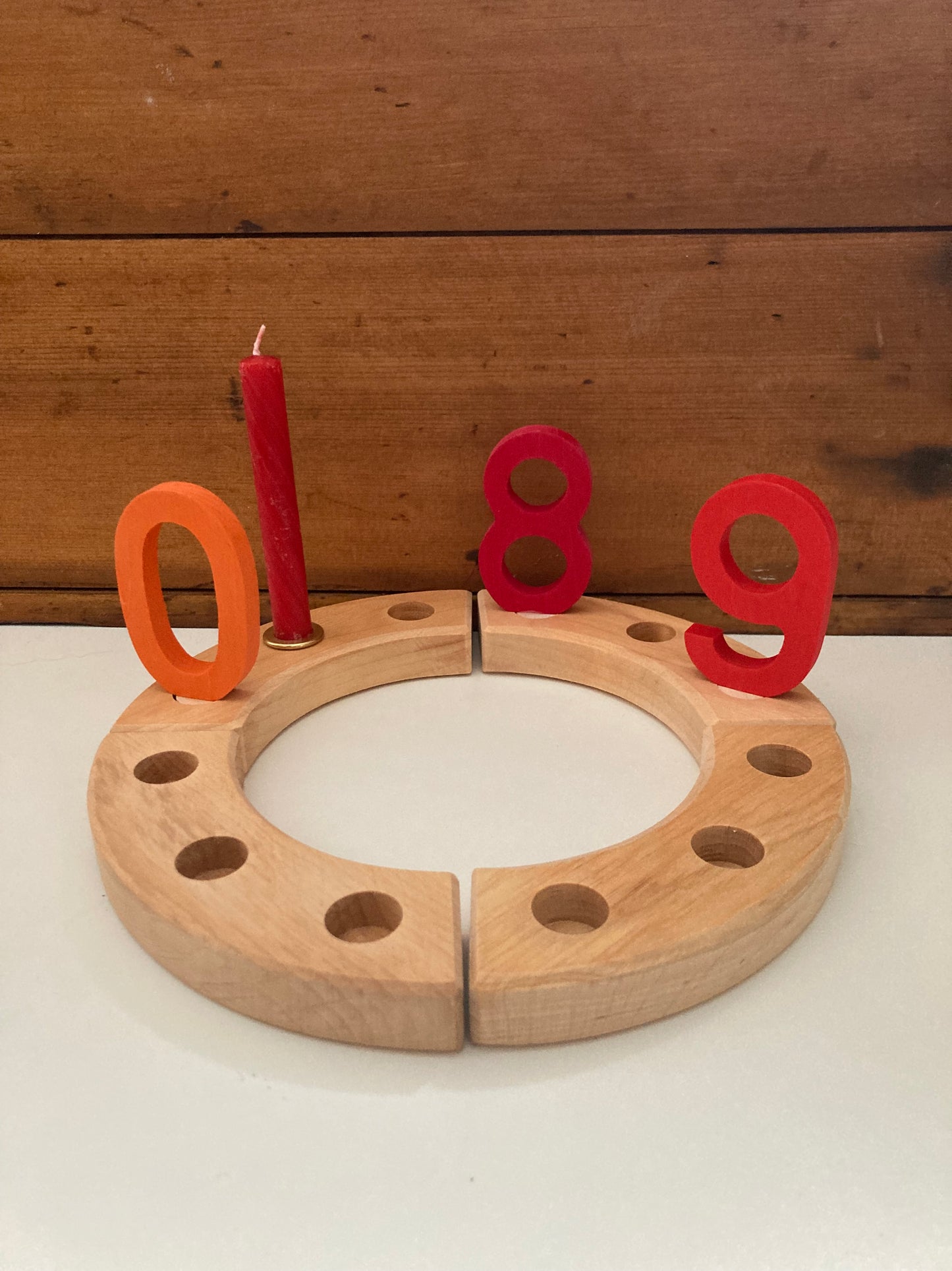 Déco en bois par Grimm's - NUMÉRO ZÉRO « 0 »