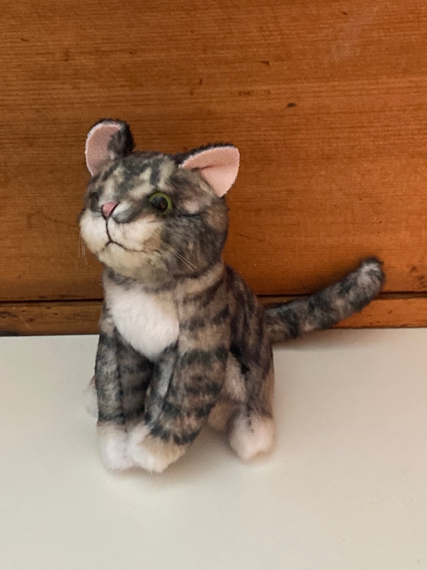 Soft Toy Finger Puppet - TABBY KITTEN