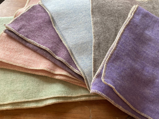 COUVERTURES en laine POUR ENFANTS, Adultes & Bébé aussi… 12 couleurs au choix !