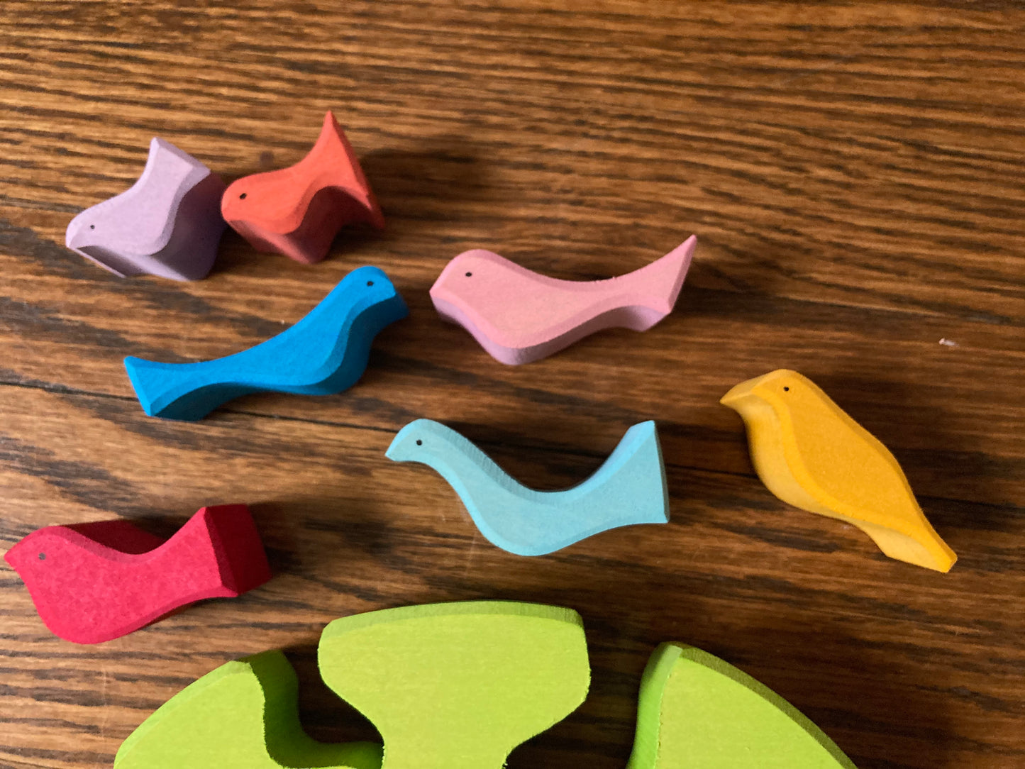Wooden Dollhouse Play - BIRD TREE PUZZLE