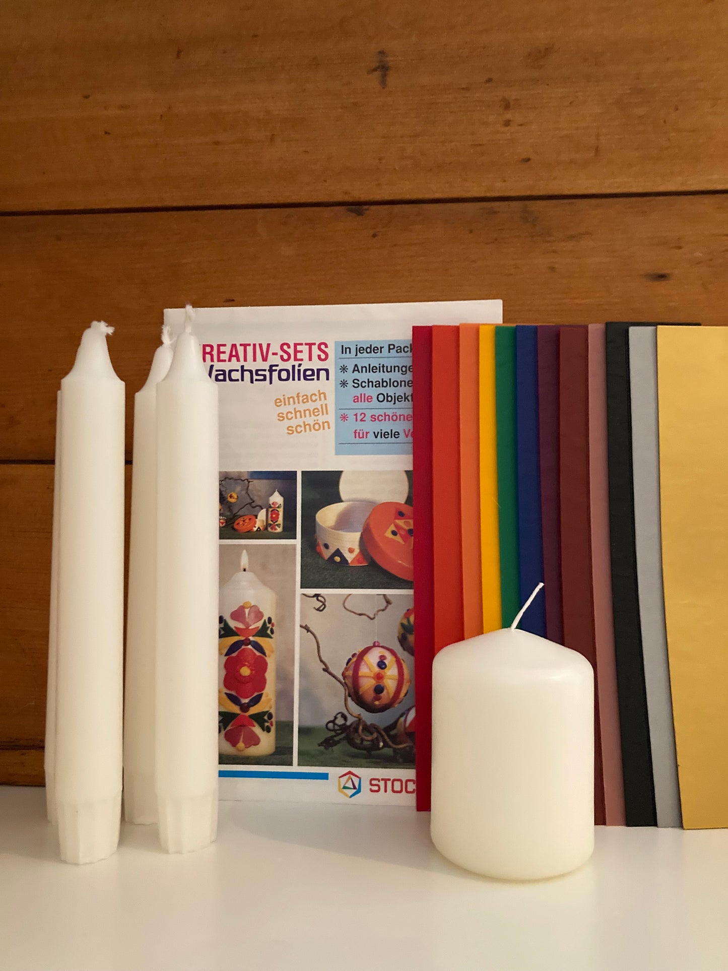 Beeswax Craft Set, Art - CANDLE DECORATING KIT