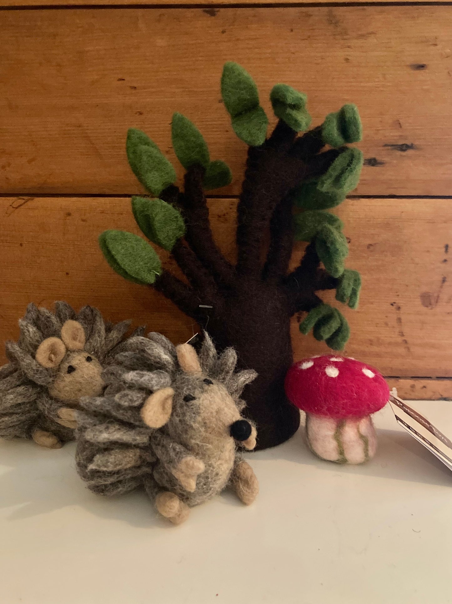 Dollhouse Play - Wool Felt BAOBAB LEAFY TREES