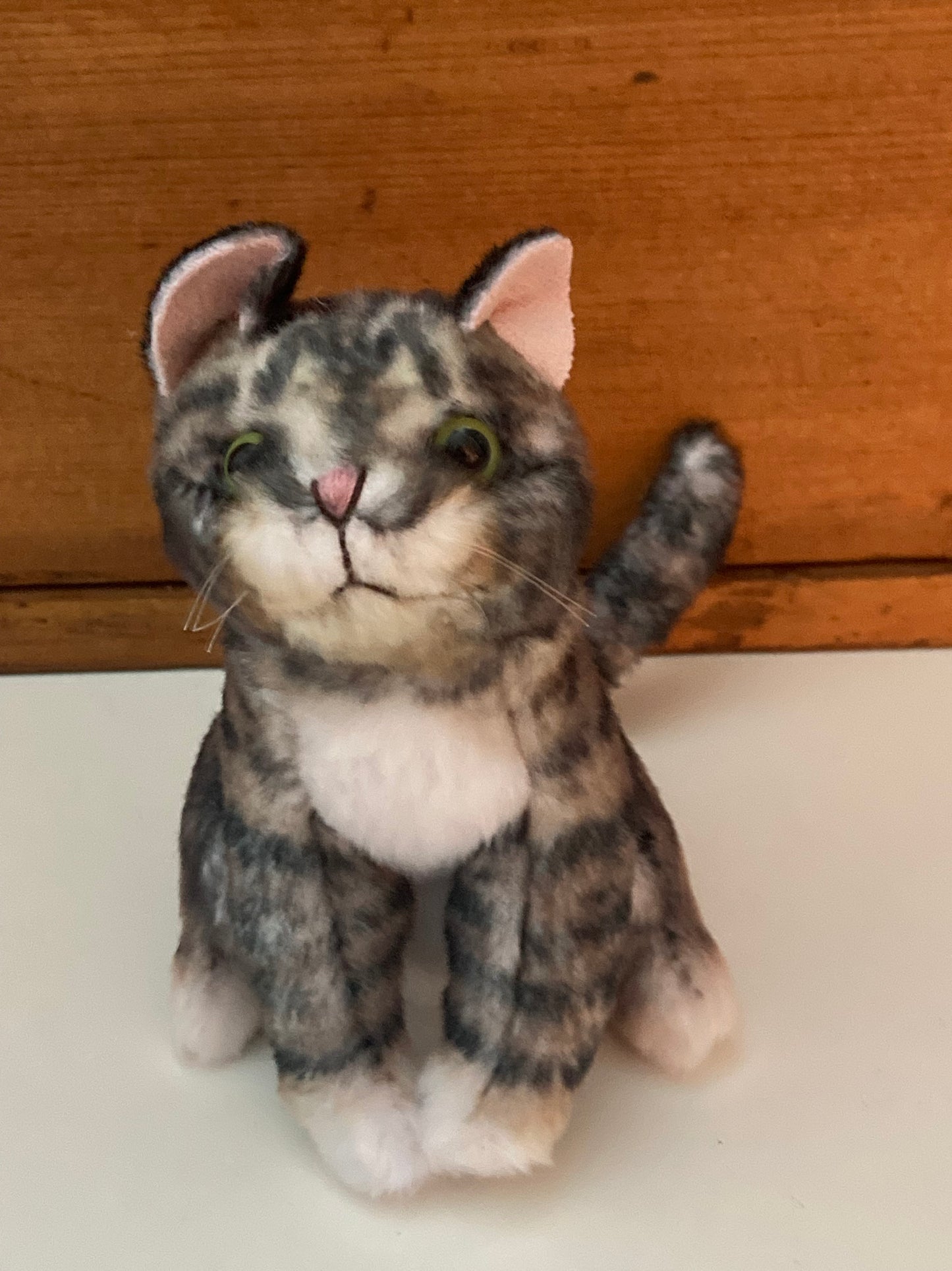 Soft Toy Finger Puppet - TABBY KITTEN