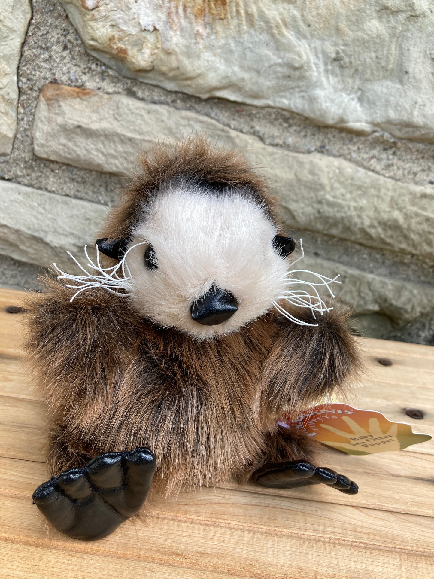 Soft Puppet Toy - Baby SEA OTTER Hand Puppet