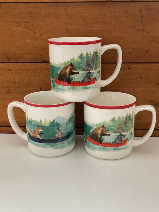 EcoHome - Ceramic MUG...Canoeing Wildlife Adventure!