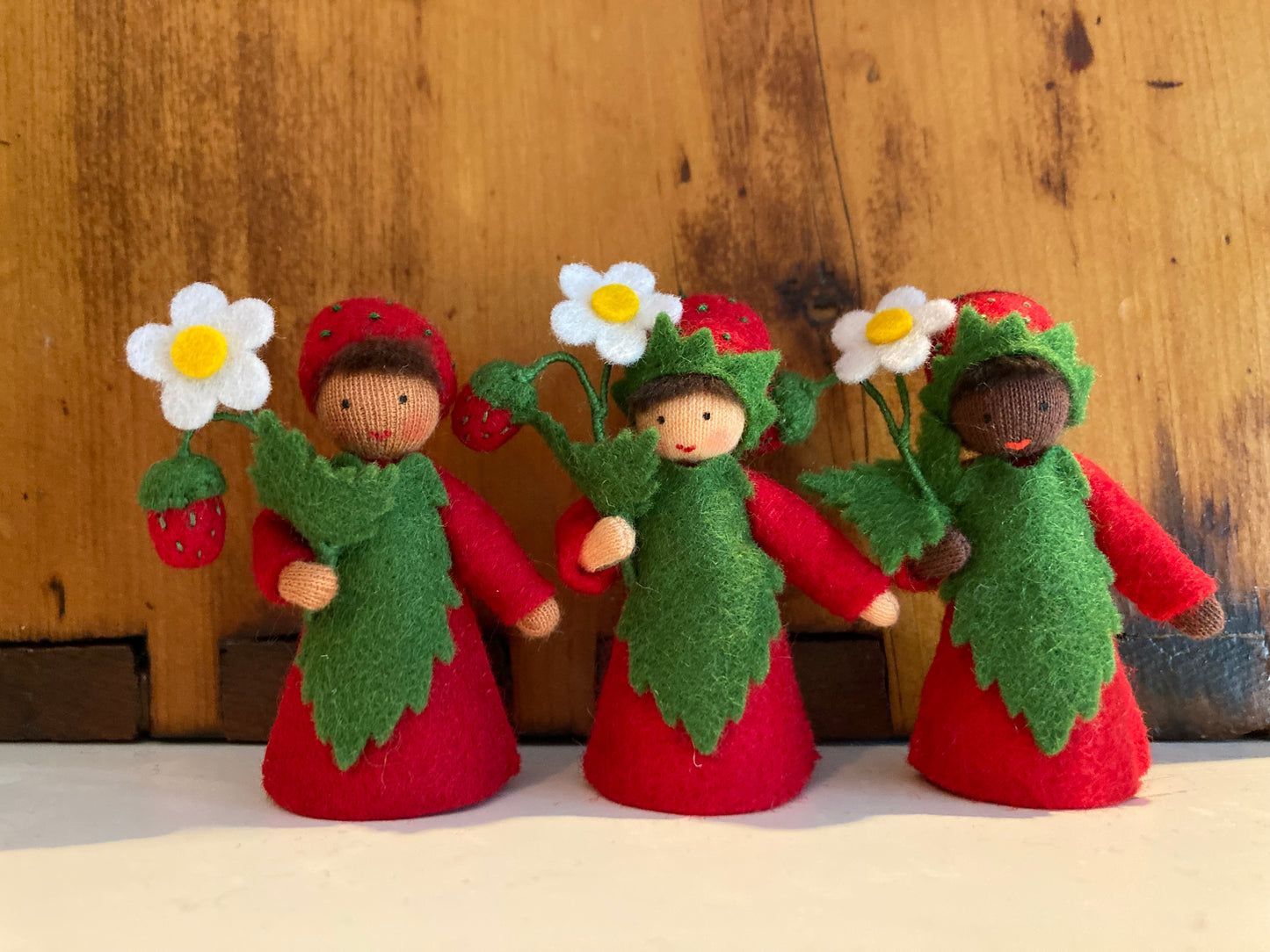 Flower Fairy Waldorf Doll - STRAWBERRY PRINCE