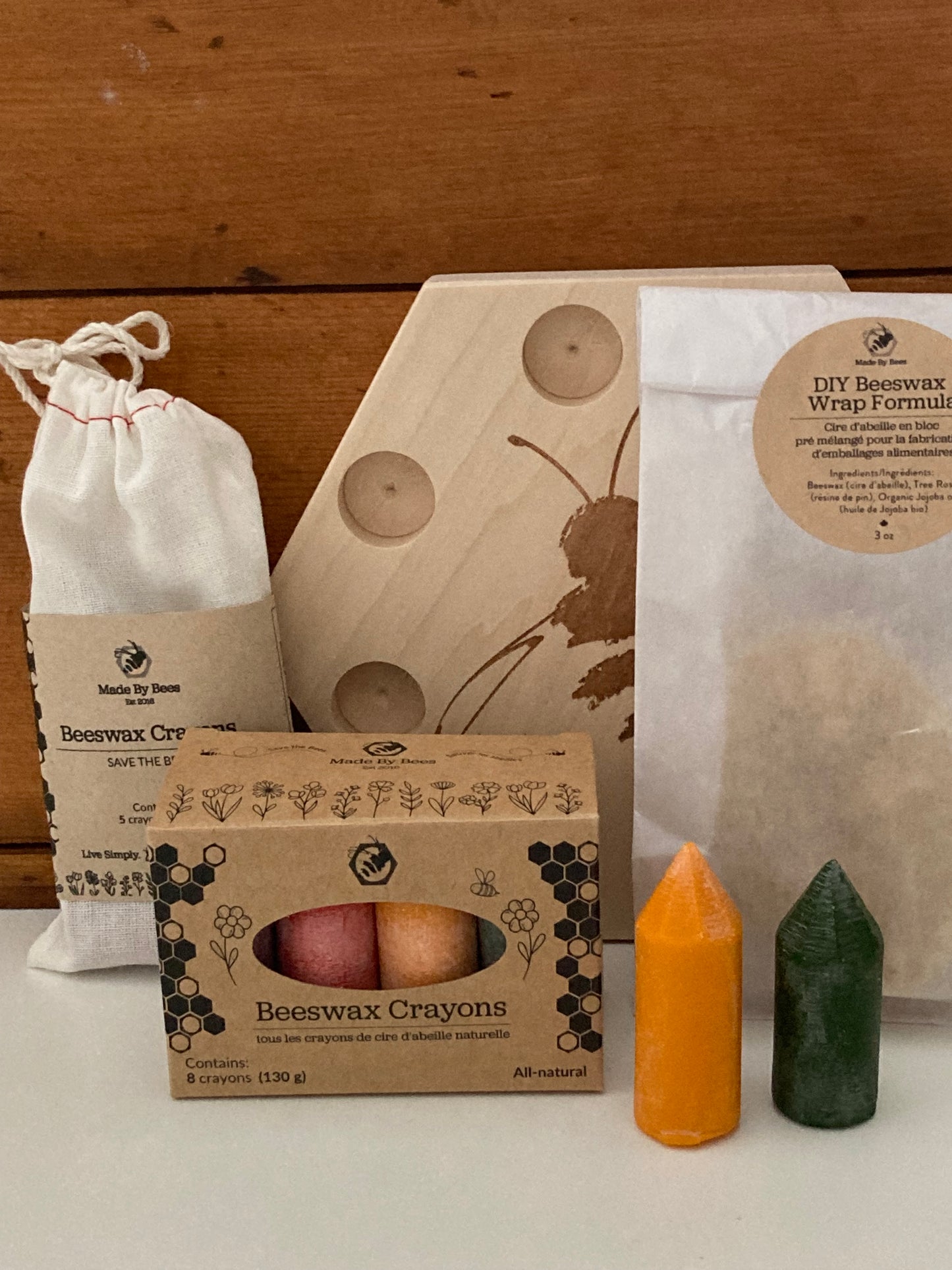 BEESWAX CRAYONS, Art - for Little Hands, 8 colours!
