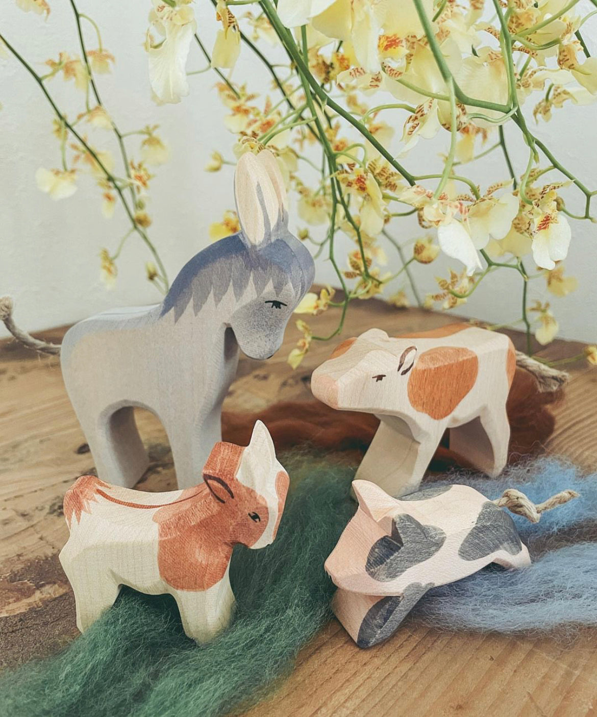 Wooden Dollhouse Play - DONKEY, small