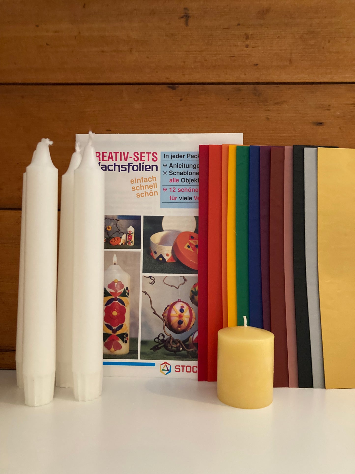 Beeswax Craft Set, Art - CANDLE DECORATING KIT