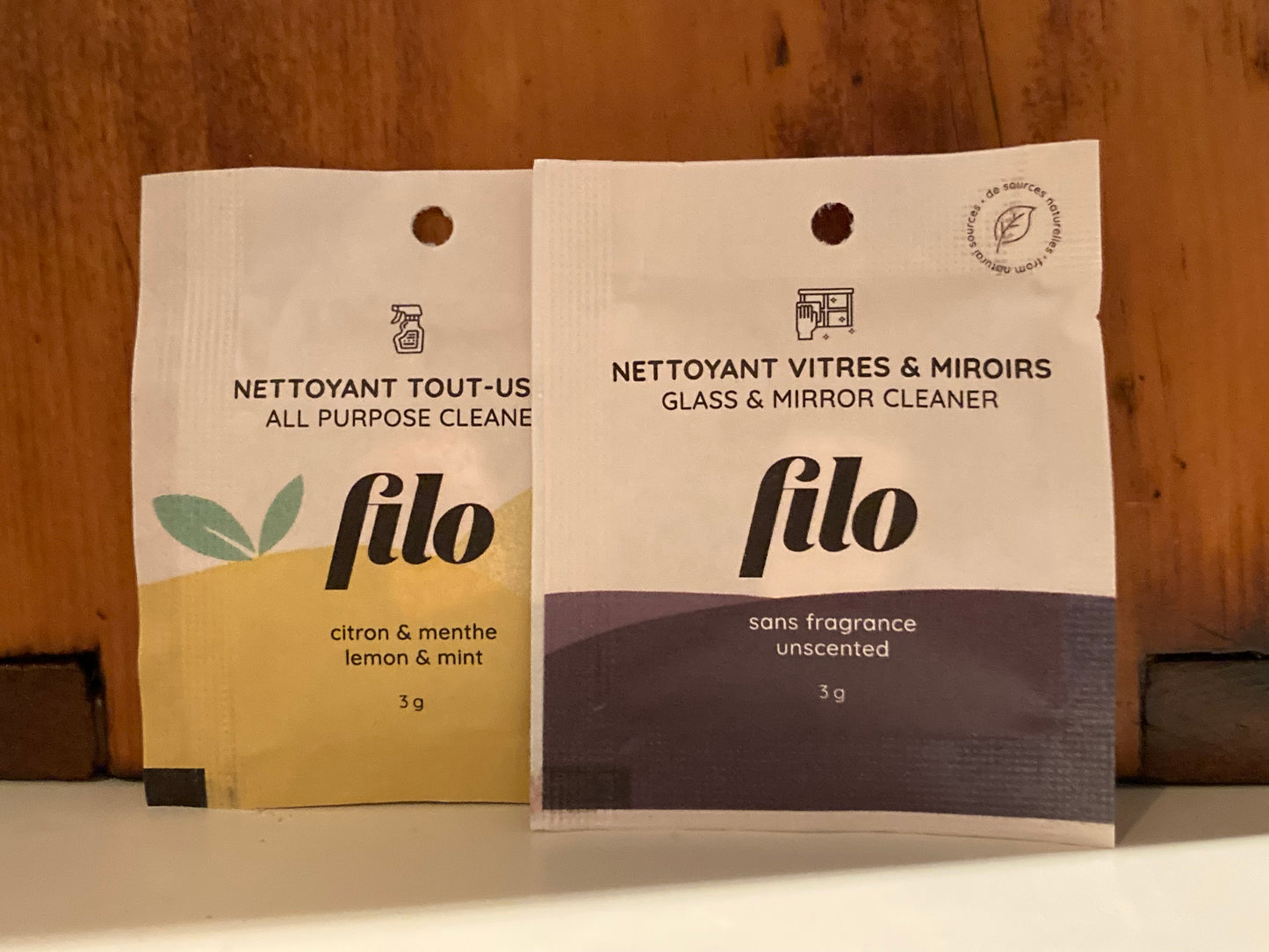EcoHome - NETTOYANT POUR VITRES, FENÊTRES ET MIROIR Filo, « dans une CAPSULE »