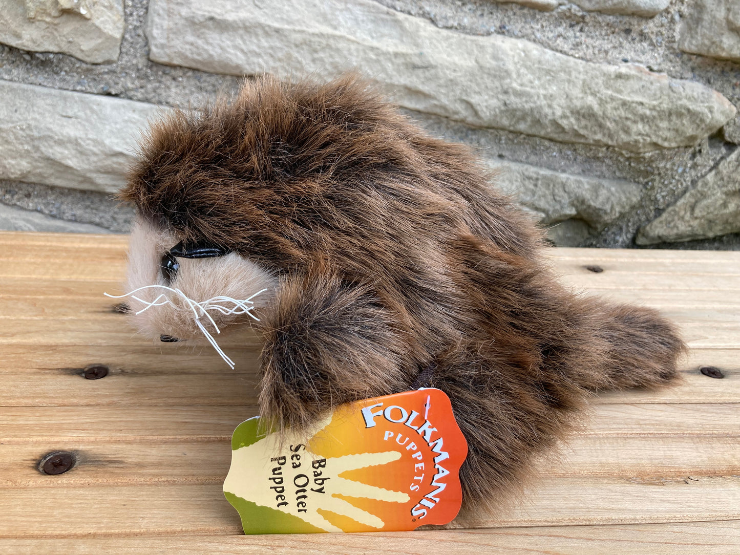 Soft Puppet Toy - Baby SEA OTTER Hand Puppet