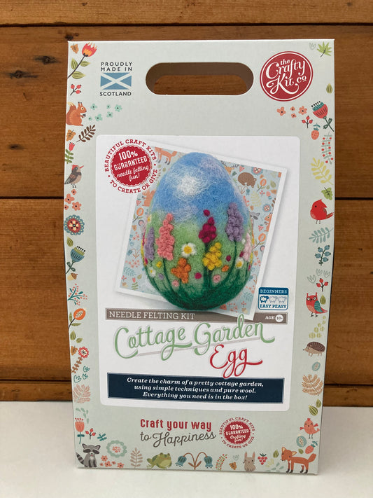 Crafting Kits, Art - Wool SPRING EGG, Needle Felting Kit