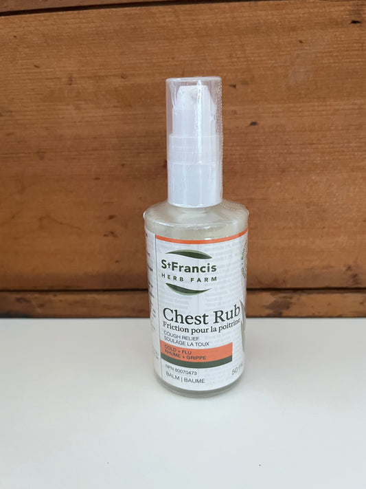 St Francis Holistic Health - BAUME POUR FROTTEMENT POITRINE