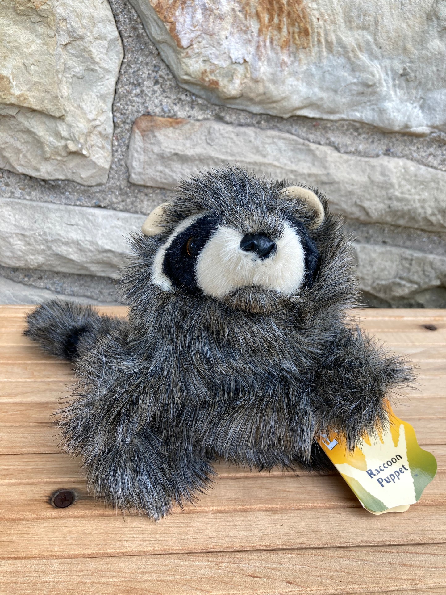 Soft Puppet Toy - Baby RACOON Hand Puppet