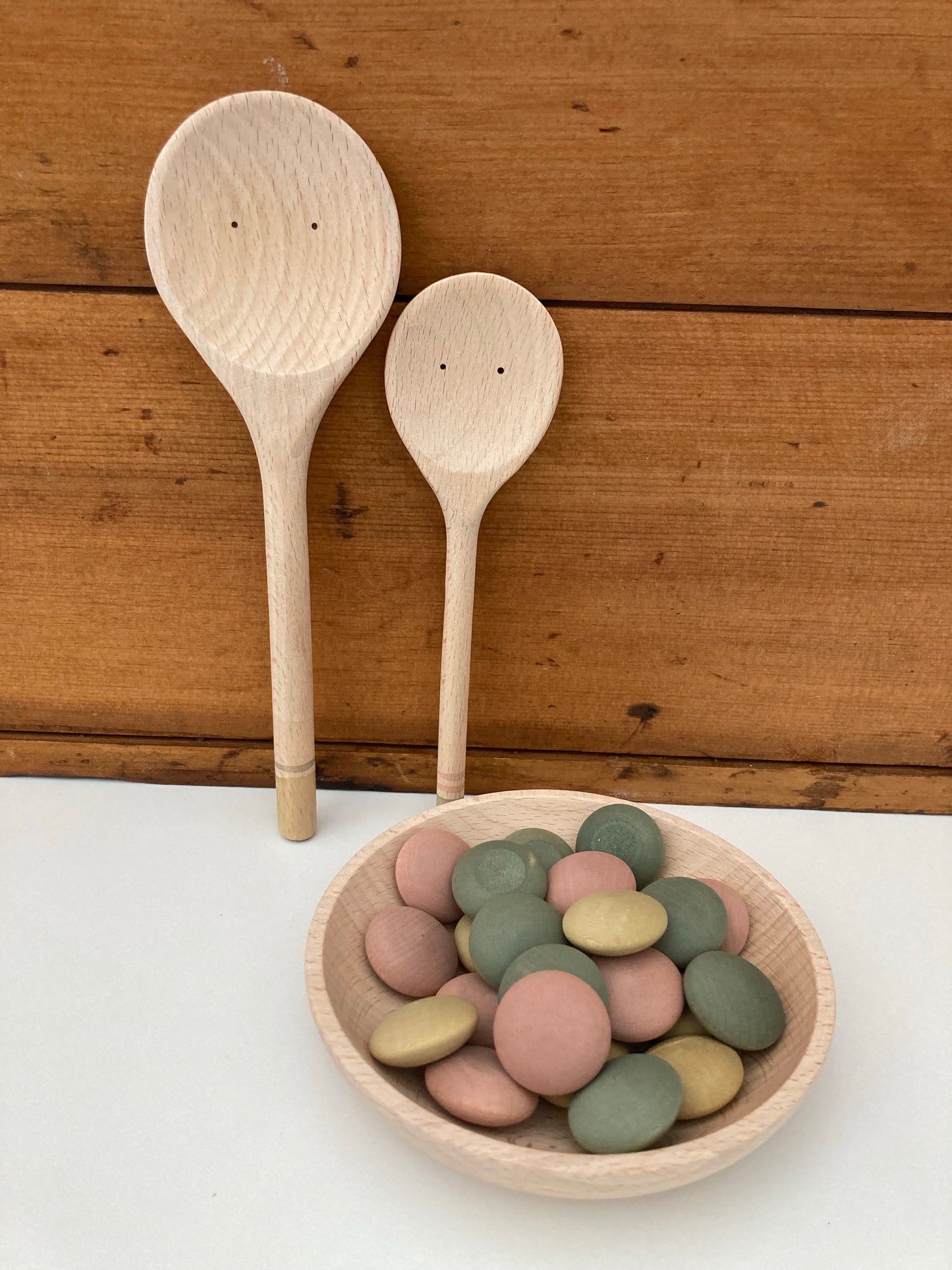 Wooden Toy by Grapat - YUMMY, 19 pieces!