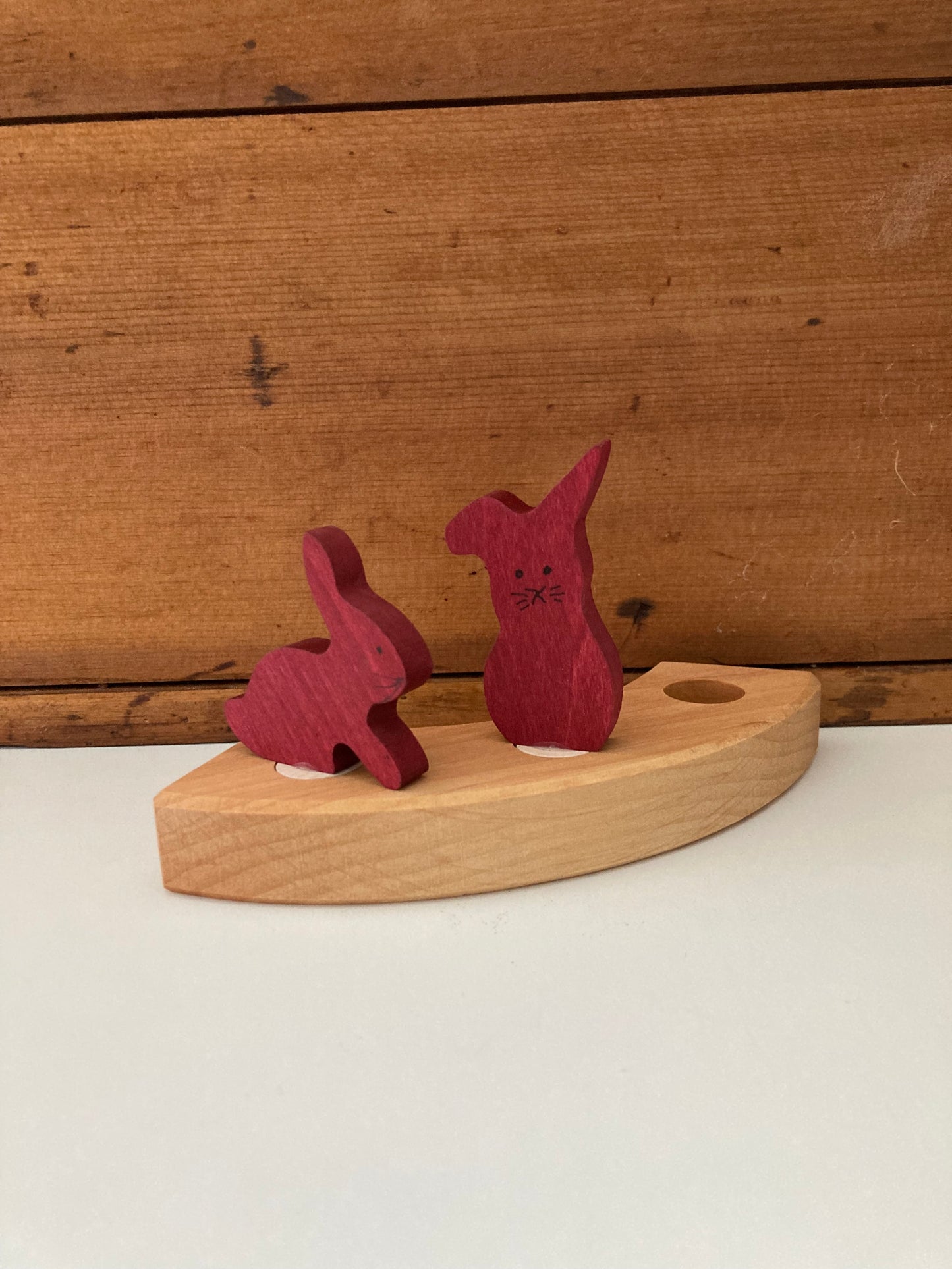 Déco en bois par Grimm's - RABBIT HOPPING