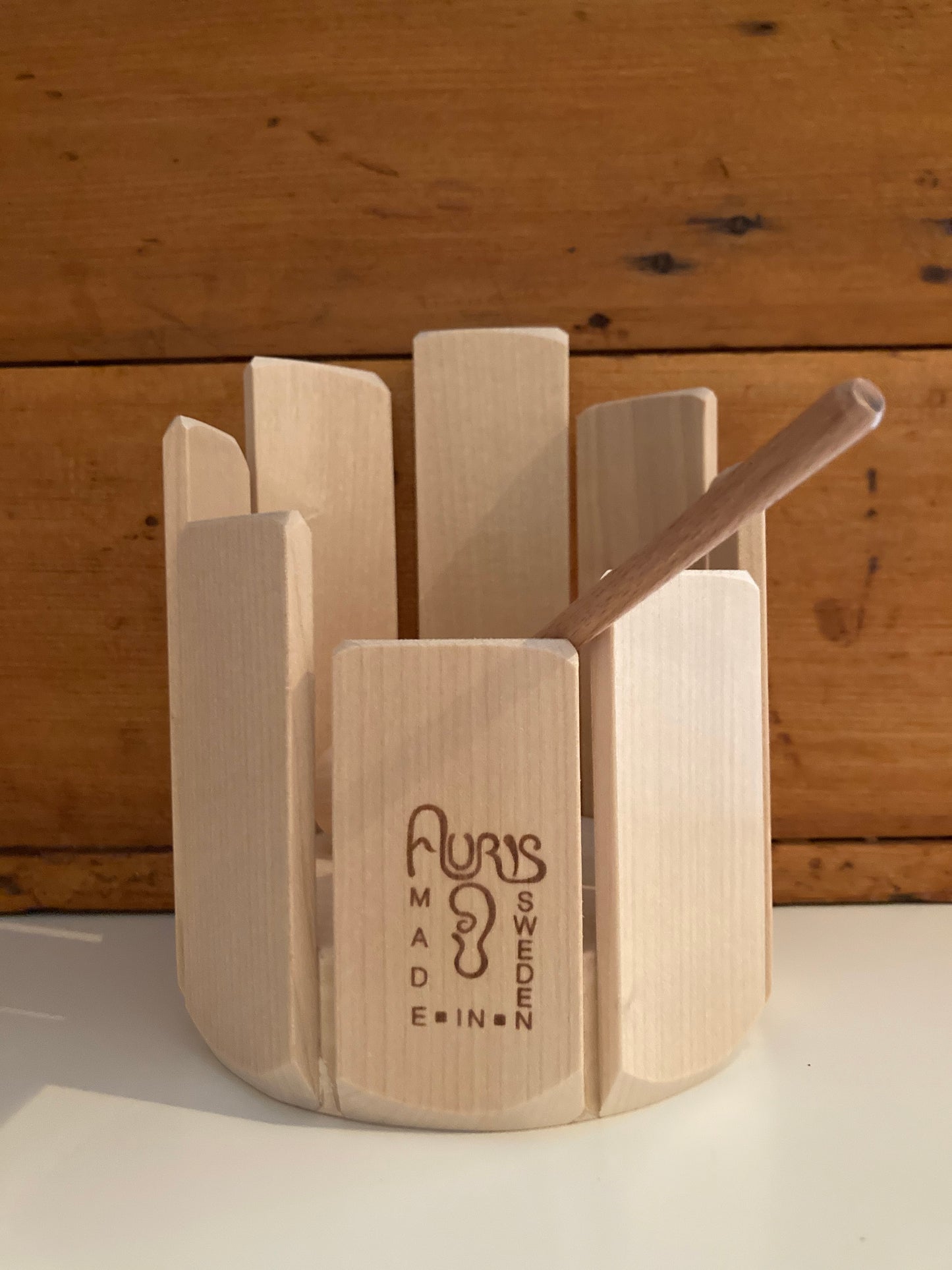 Instrument - CHILD'S WOODEN STIR DRUM