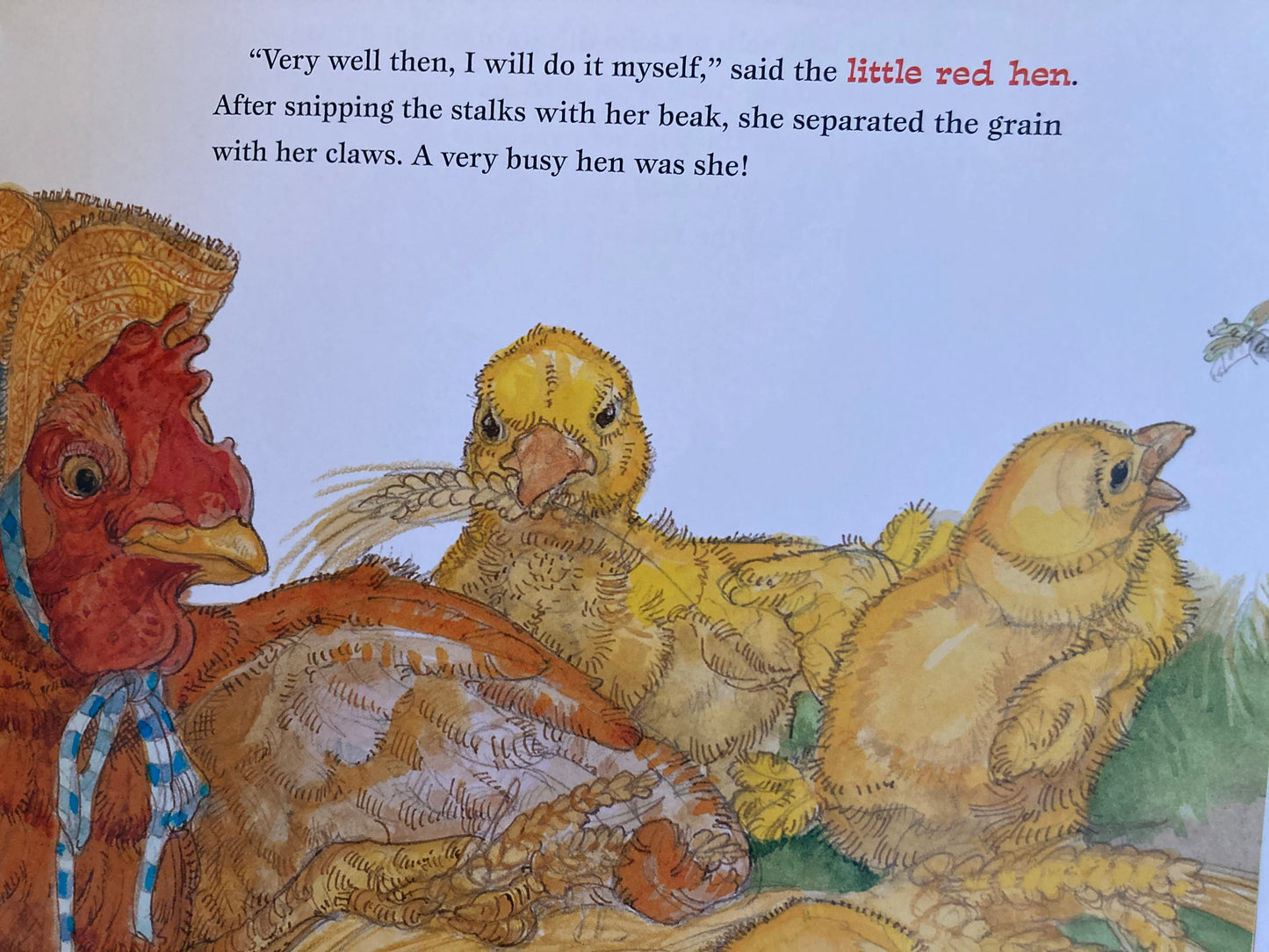 Contes et contes populaires pour enfants - LA PETITE POULE ROUGE