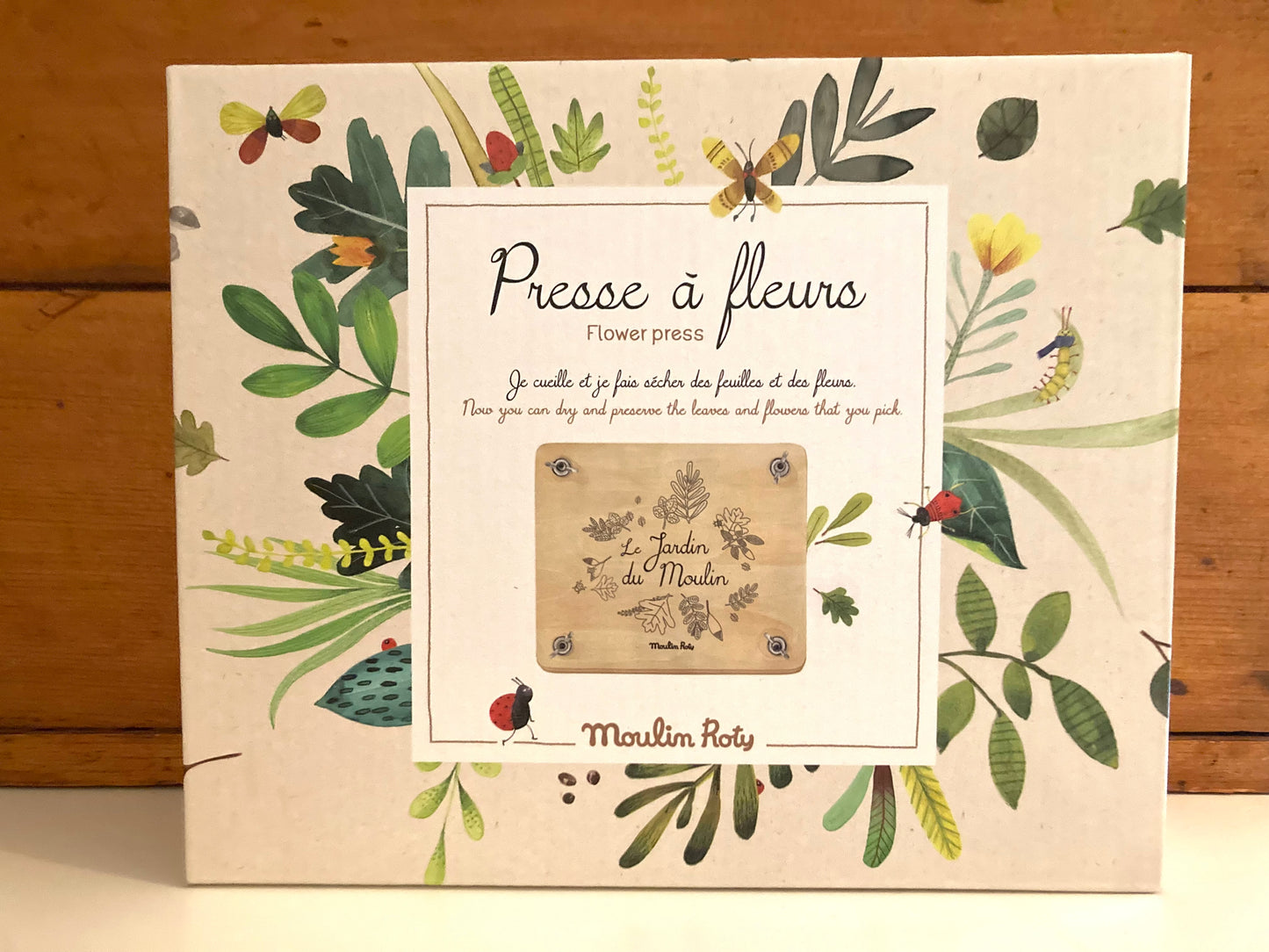 Activity Set - WOODEN FLOWER PRESS