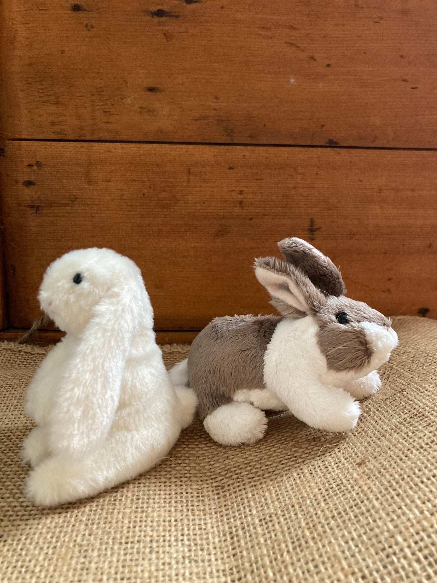 Soft Toy Finger Puppet - BABY LOP-EARED RABBIT