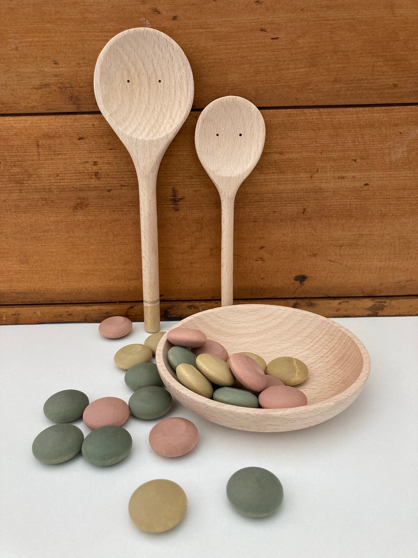 Wooden Toy by Grapat - YUMMY, 19 pieces!