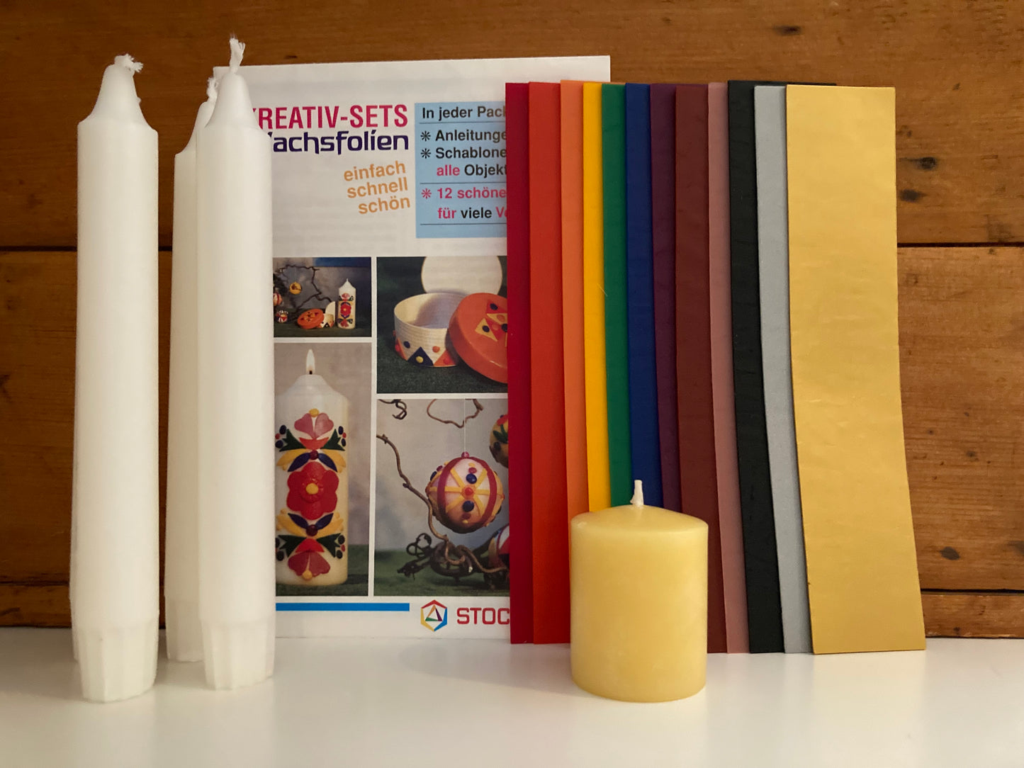 Beeswax Craft Set, Art - CANDLE DECORATING KIT