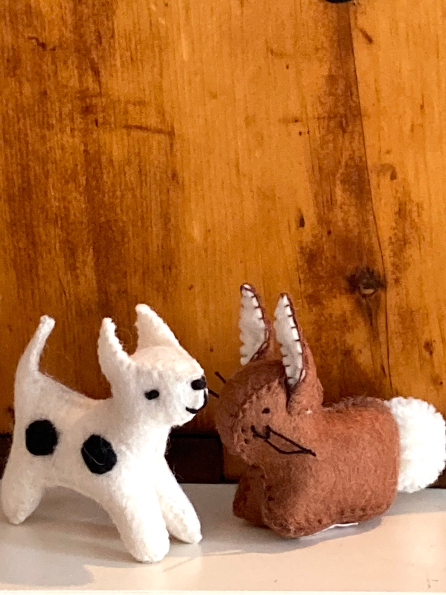 Dollhouse Soft Toy - FELT BROWN HORSE