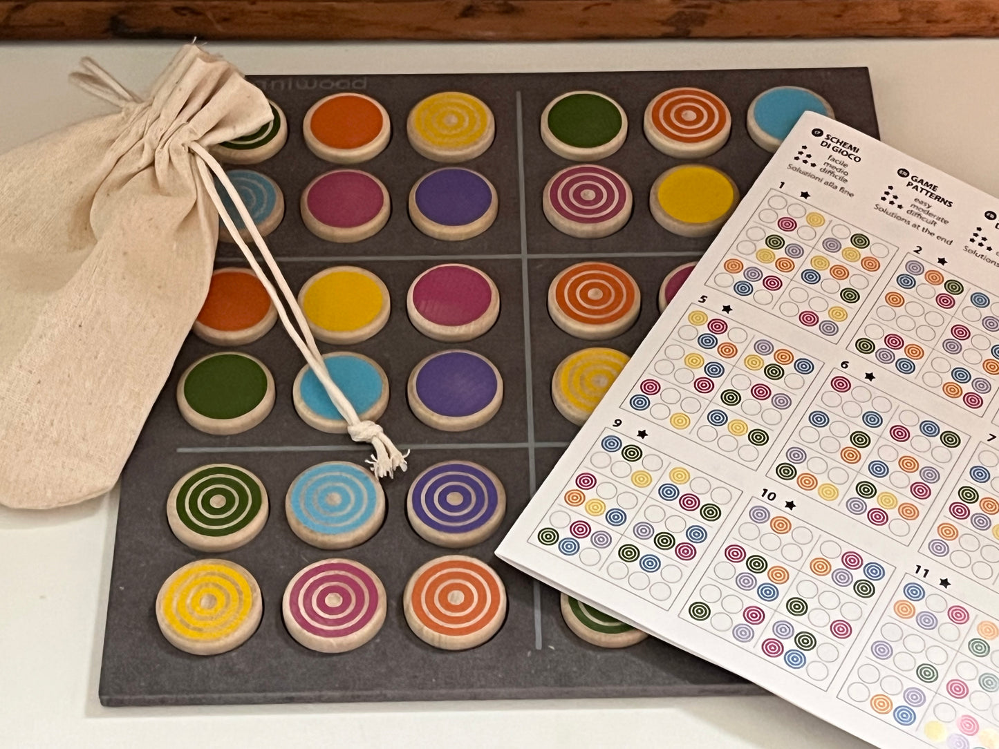 Wooden Family Game Set - SUDOKO for Kids... SUDOKINO!