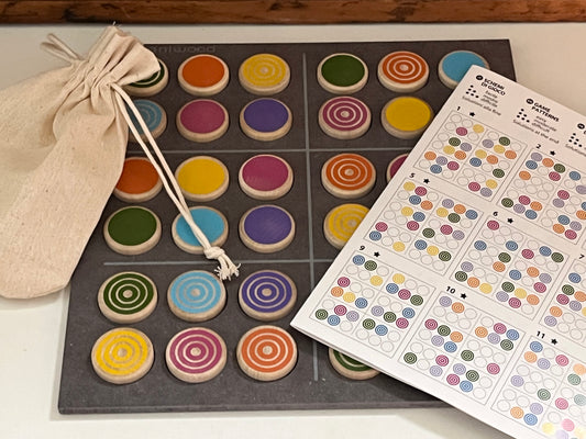 Wooden Family Game Set - SUDOKO for Kids... SUDOKINO!