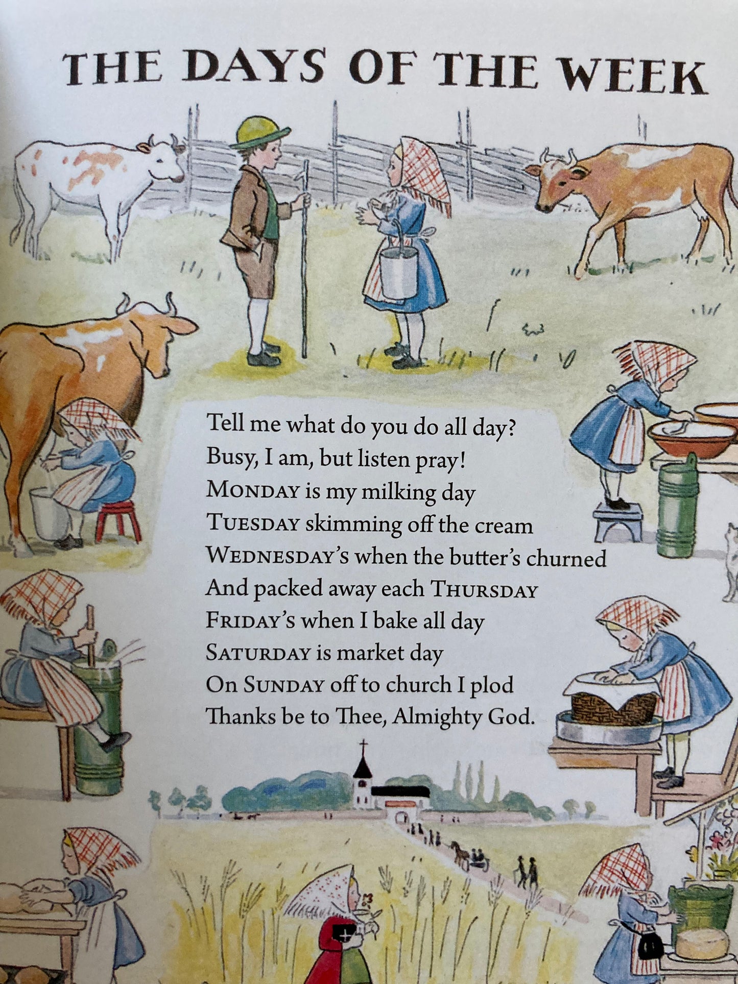Children's Picture Book - AROUND THE YEAR, mini size