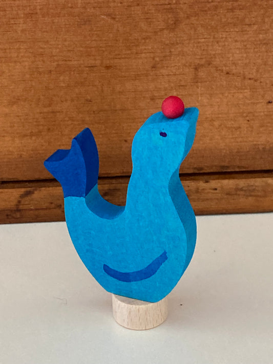 Wooden Deco by Grimm's - SEAL in Blue