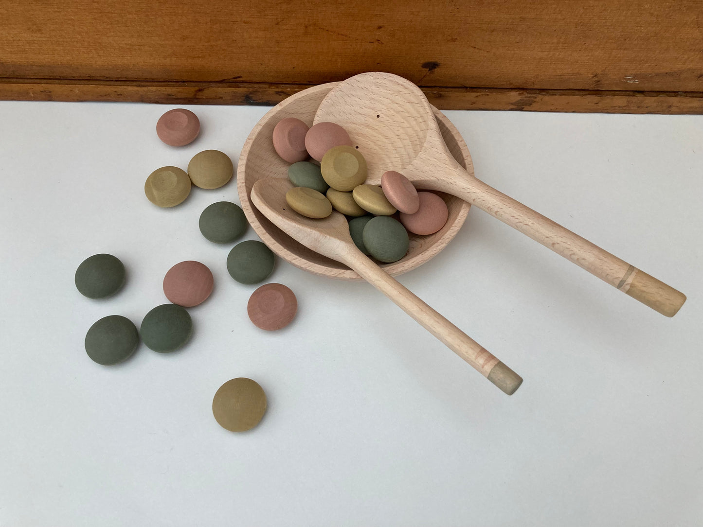 Wooden Toy by Grapat - YUMMY, 19 pieces!