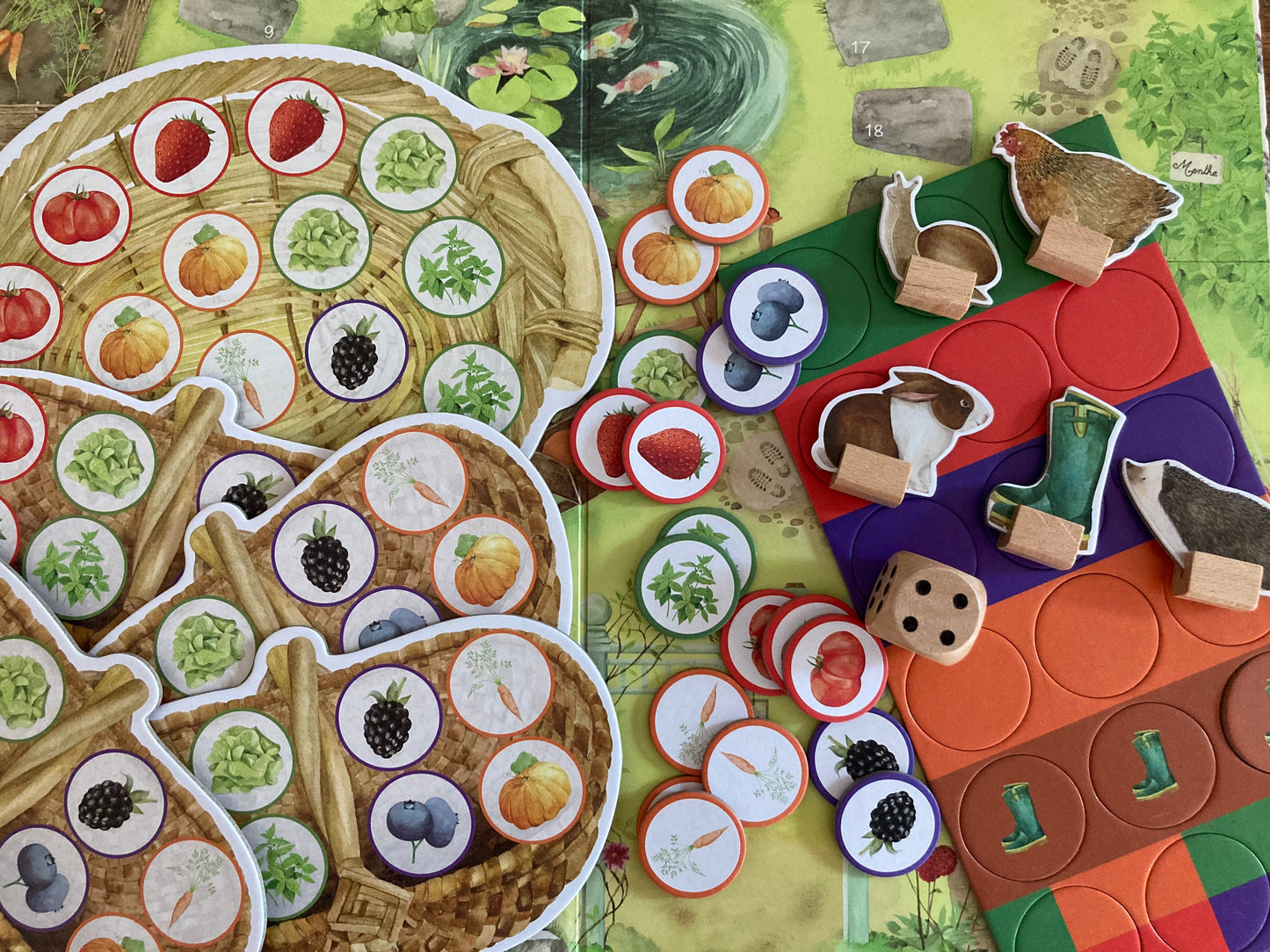 Board Game Set - PICNIC IN THE GARDEN