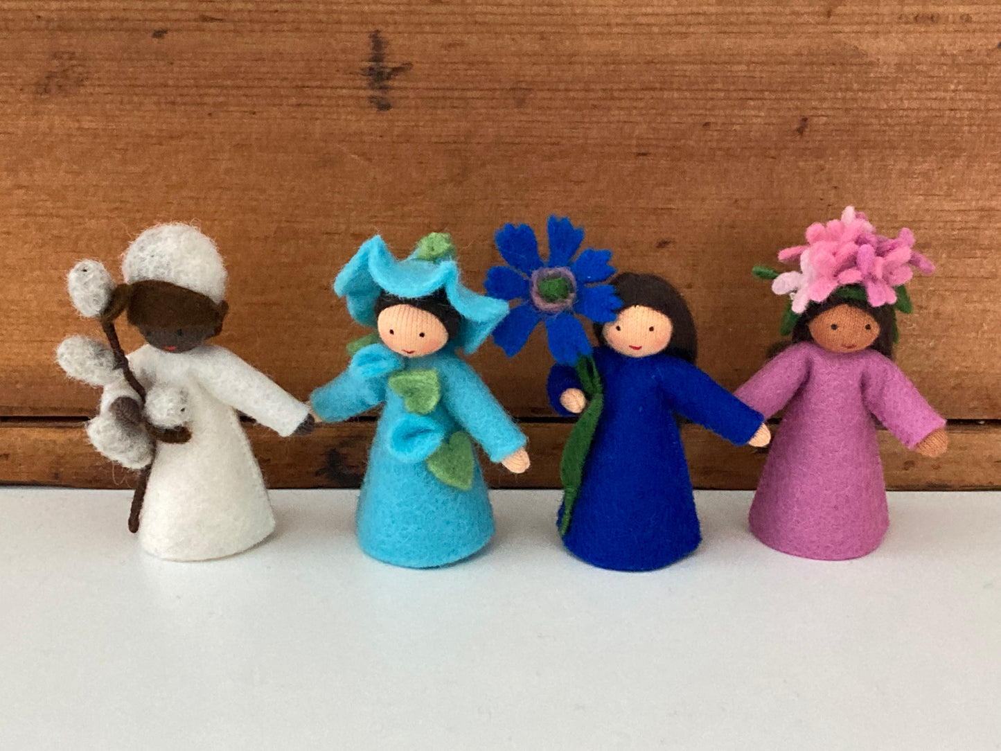 Flower Fairy Waldorf Doll - CORNFLOWER PRINCESS