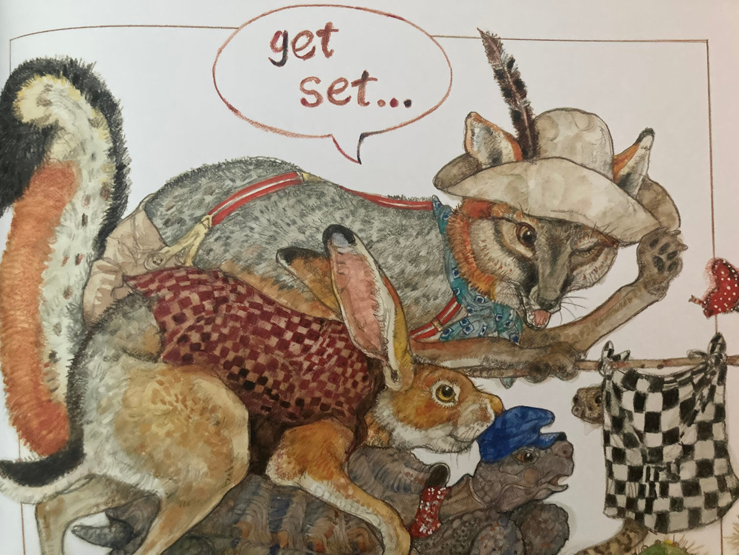 Contes et fables pour enfants - LA TORTUE ET LE LIÈVRE
