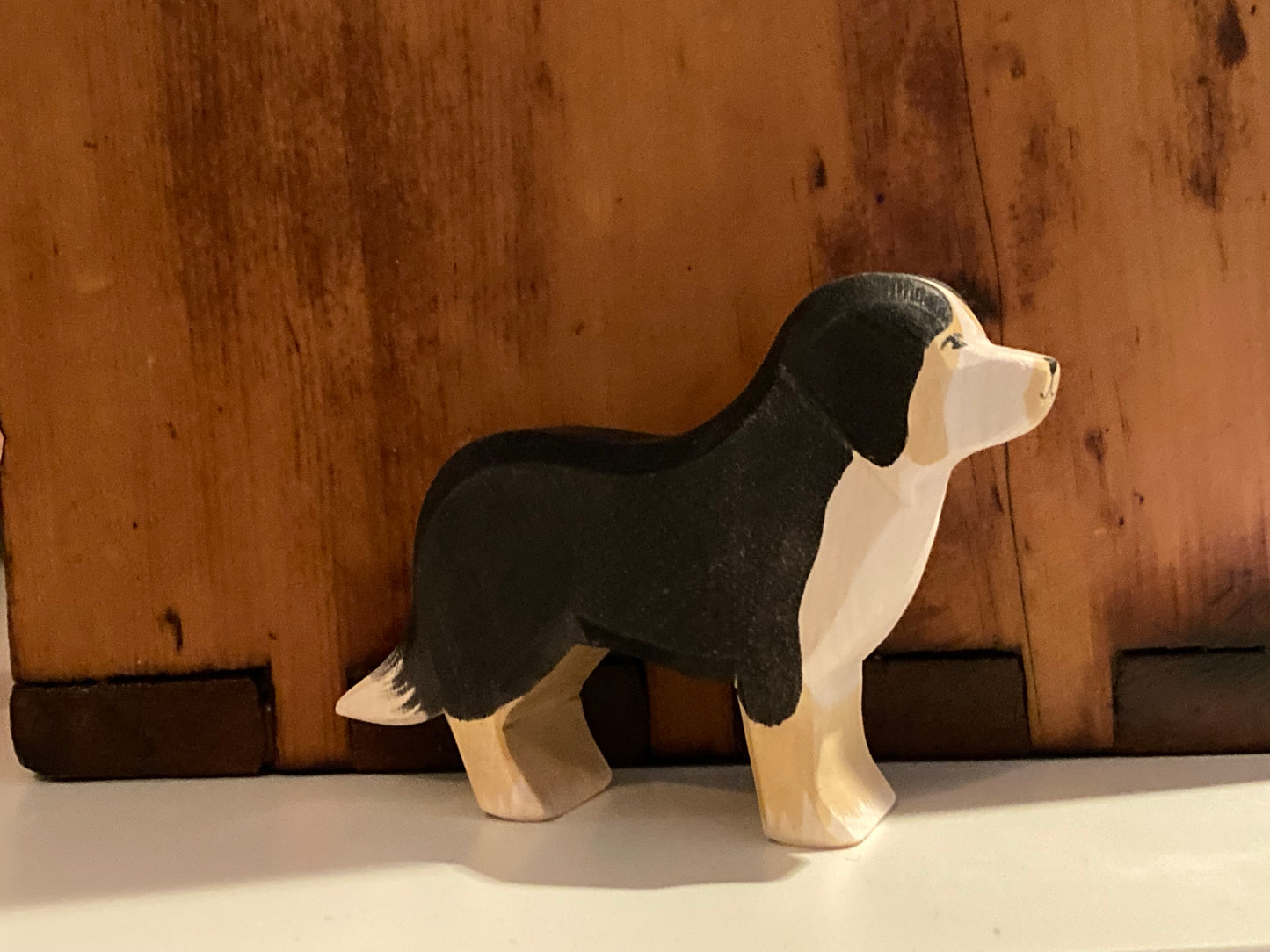 Wooden Dollhouse Play - BERNESE MOUNTAIN DOG