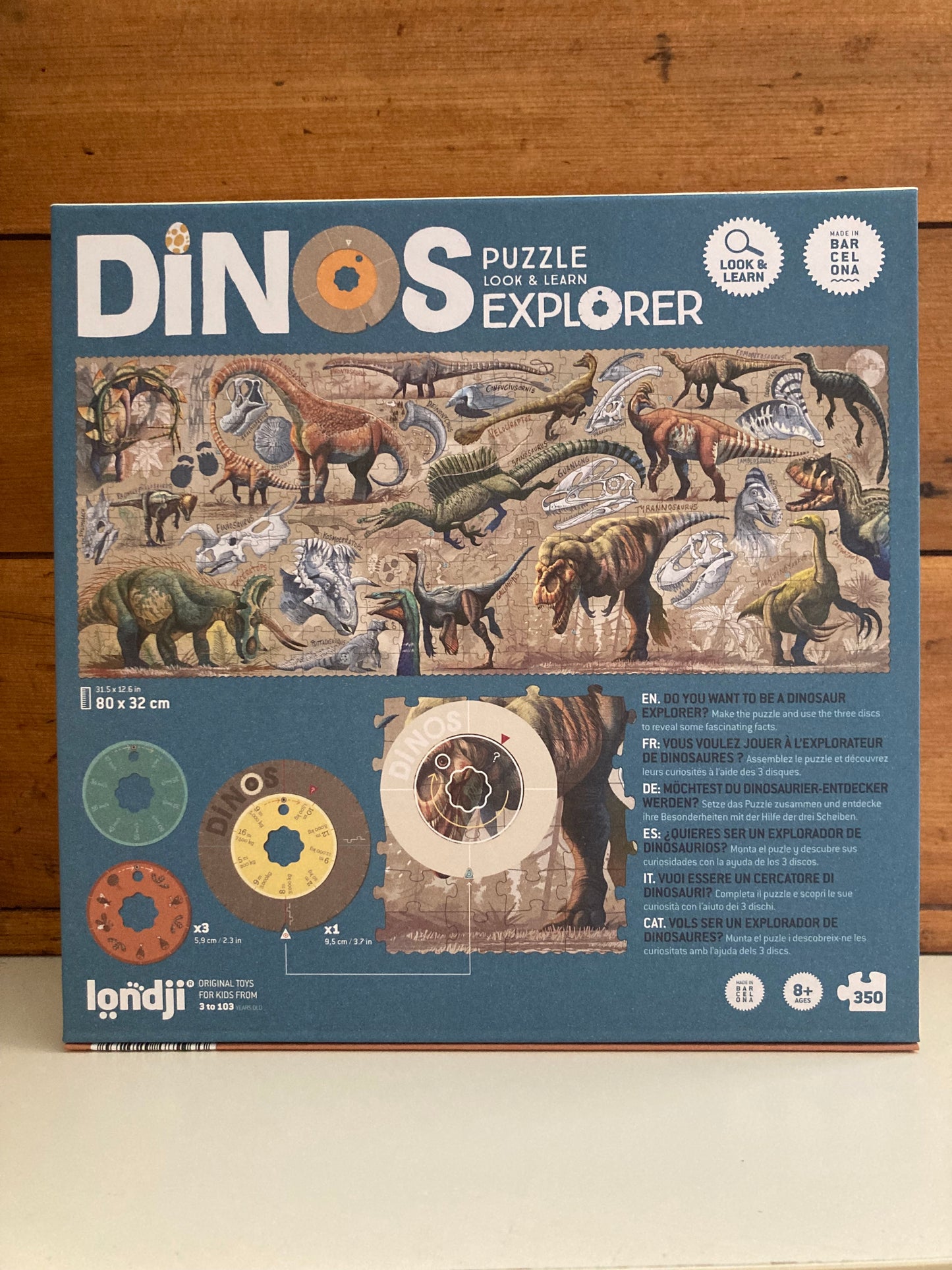 Puzzle - DINOSAUR PUZZLE "DINOS"