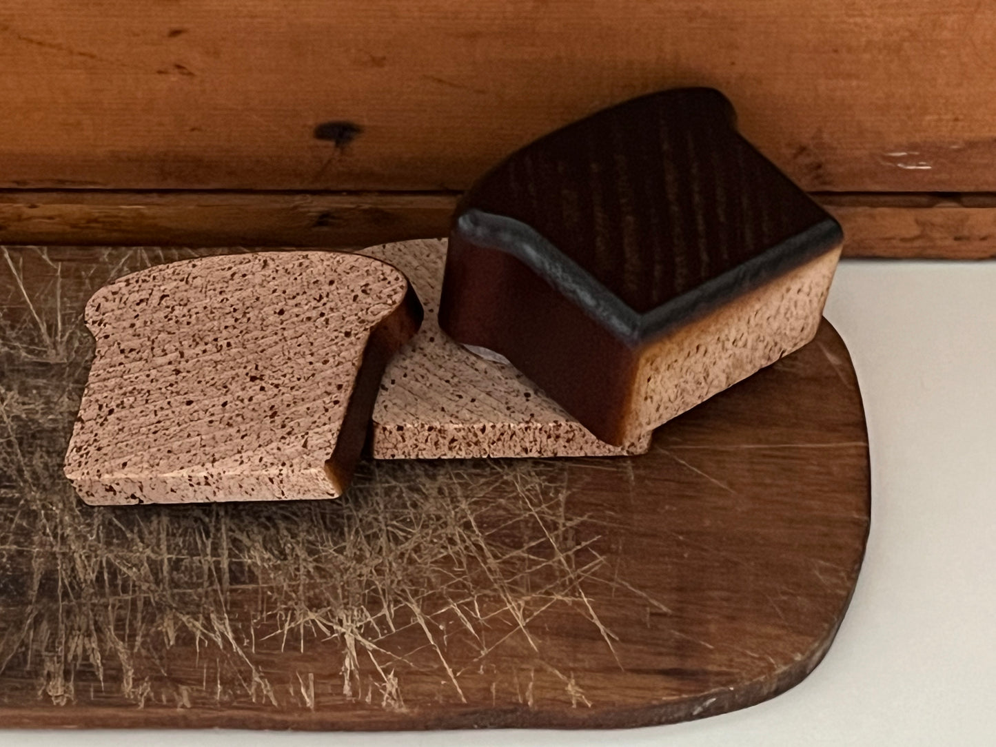 Kitchen Play Food - Wooden BREAD-to-SLICE!